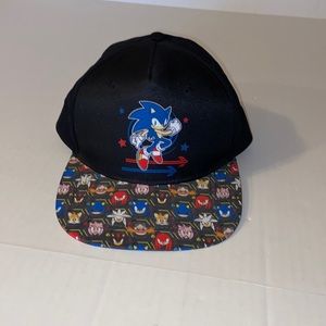 Sega Sonic The Hedgehog Snap Back Adjustable Size Hat Cap